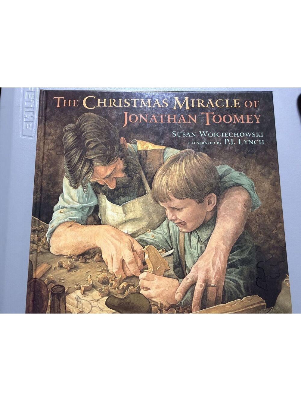The Christmas Miracle of Jonathan Toomey Susan Wojciechowski HC DJ P.J. Lynch